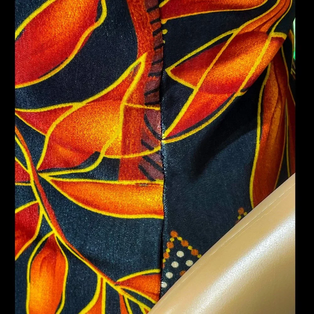 ⭐️HP⭐️VTG▪️SCARLETT▪️Boho Collage Bead Accented Open Back Sleeveless Maxi Dress - Picture 12 of 12